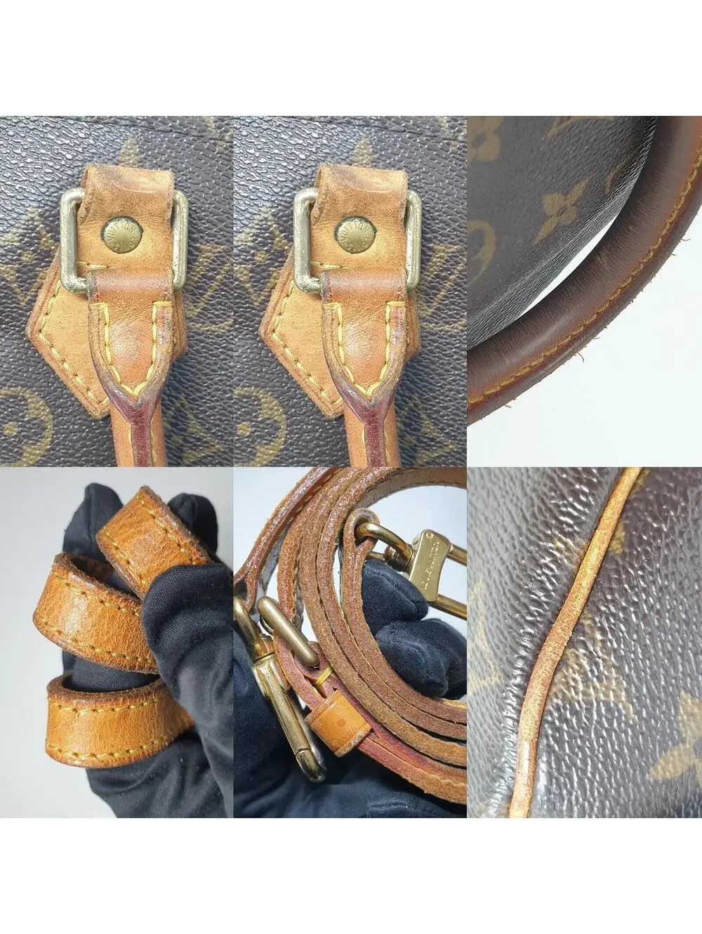 $1700 2005 Louis Vuitton Speedy 35 Monogram AA0065